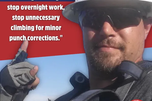 The Tower Climbers Union/CWA is asking tower climbers to fill out a safety survey so we can identify the top safety issues among climbers, publish a report on conditions, and advocate for change! Please take 5 minutes and share your thoughts - the more folks that complete the safety survey, the stronger our data is: https://survey.alchemer.com/s3/7090366/TCU-Safety-Survey